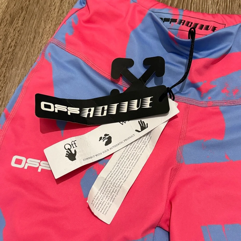 Off-White Printed Compression Cycling Shorts
